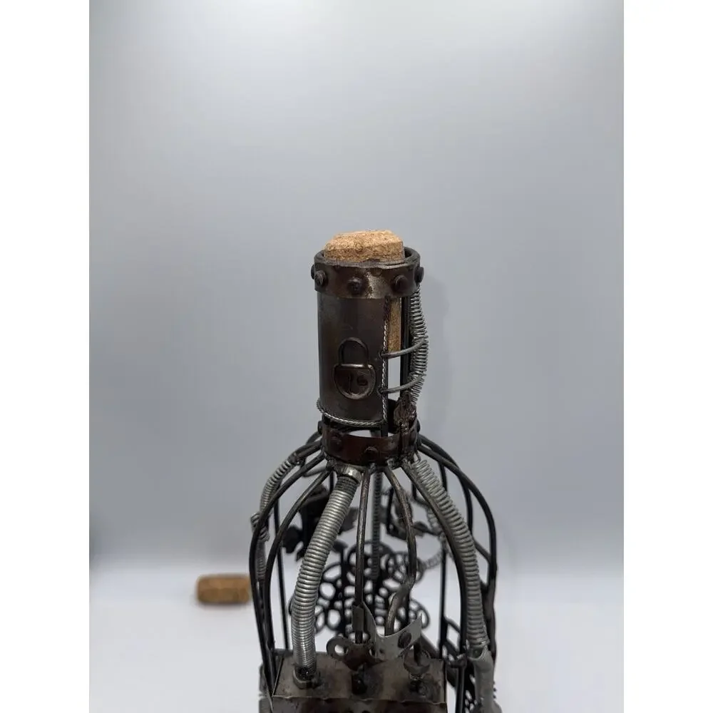 Wine Works Steam Punk Cork Or Bottle Holder‎ Bar Decor 16